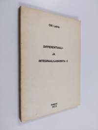 Differentiaali- ja integraalilaskenta 2