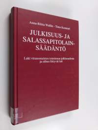 Julkisuus- ja salassapitolainsäädäntö : laki viranomaisten toiminnan julkisuudesta ja siihen liittyvät lait