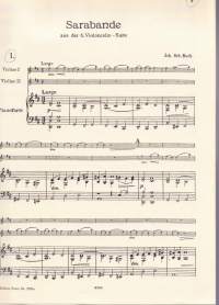 Sello-viulu-pianonuotit - Klassische Stücke- . Erilliset nuotit viululle ja sellolle. Katso sisältö kuvista. 3339 a