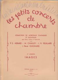 Sello-piano-viulunuotit - Les Petis Concerts de Chambre -  Katso sisältö kuvista.