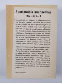 Suomalaisia kuunnelmia 2 : 1952-63
