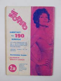 El Zorro 191 1/1975 : Tanssitytön salaisuus