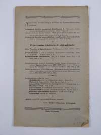 Arvosteleva luettelo suomenkielistä kirjallisuutta ; apuneuvoksi kansakirjastojen hoidossa ; 1903-vuoden lisävihko