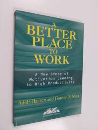 A better place to work : a new sense of motivation leading to high productivity (ERINOMAINEN)