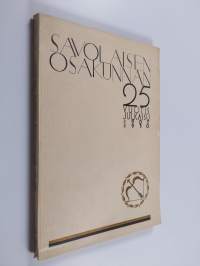 Savolaisen osakunnan 25-vuotisjulkaisu 1905-1930