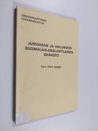 Juridiikan ja hallinnon suomalais-englantilainen sanasto