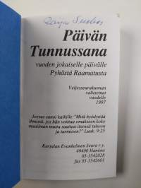 Päivän tunnussana vuoden joka päivälle pyhästä Raamatusta : veljesseurakunnan valitsemat vuodelle 1997