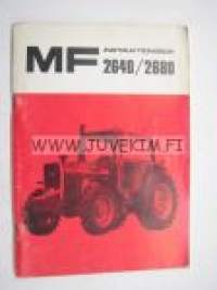 Massey Ferguson 2640 2680 Instruktionsbok -käyttöohjekirja ruotsiksi