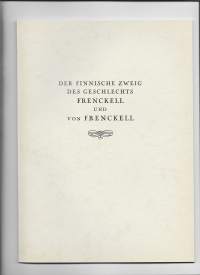 Der finnische Zweig des Geschlechts Frenckell und von FrenckellKirjaFrenckell, Rafael von Förf 1930.