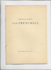 Adliga ätten von FrenckellKirjaFrenckell, Rafael von 1938.