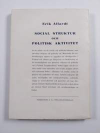 Social struktur och politisk aktivitet : en studie av väljaraktiviteten vid riksdagsvalen i Finland 1945-54
