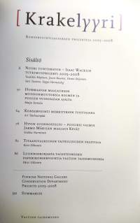 Krakelyyri - Konservointilaitoksen projekteja 2005-2008