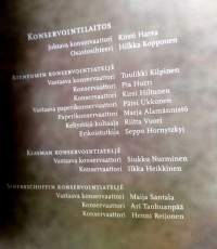 Krakelyyri - Konservointilaitoksen projekteja 2005-2008