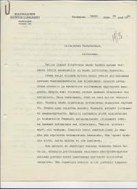 Kauhajoen Kunnallislehti Kauhajoki 1930-   firmalomake
