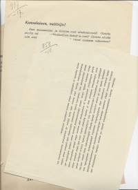 Kansalainen, valitsija - Eduskuntavaalien materiaalia 1917 4 kpl erä
