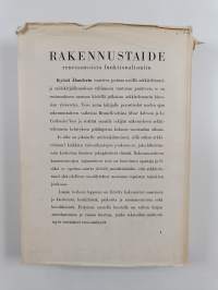 Rakennustaide renessanssista funktionalismiin