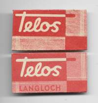 Telos   ja Telos Langloch- partateräkääre sisällä partaterä 2 eril