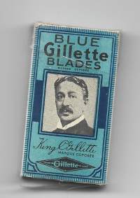 Blue Gillette Blade   täysi partateräkääre pakkaus   sis 5 kpl