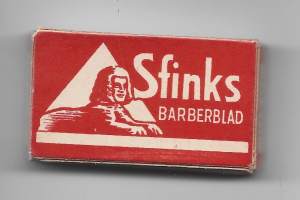 Sfinks punainen - partateräkääre pakkaus sis 10  kpl