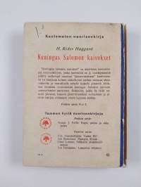 Kuningas Salomon kaivokset