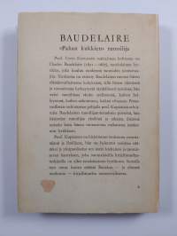 Baudelaire, &quot;Pahan kukkien&quot; runoilija