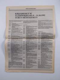 kirjallisuusuutiset 1/1992