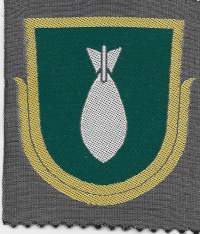 Kranaatinheitinmies  -   koulutushaaramerkki  - hihamerkki