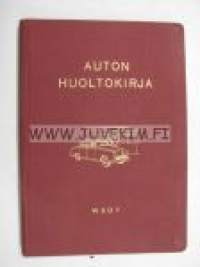 Auton huoltokirja