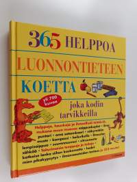 365 helppoa luonnontieteen koetta (ERINOMAINEN)