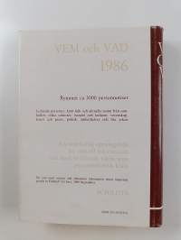 Vem och vad 1986 : biografisk handbok