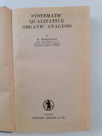 Systematic qualitative organic analysis