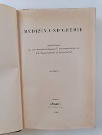 Medizin und chemie band III
