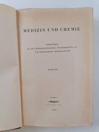 Medizin und chemie band III