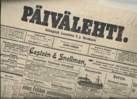 Päivälehti 9. 7.  1898   sanomalehti