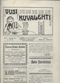 Uusi Kuvalehti 1903 nr 9 viimeinen numero, koska Bobrikov karkoitti Pekka Ahon Suomesta