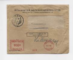 Irtaimiston Sotavakuutusyhdistys Helsinki 1946 - firmakuori