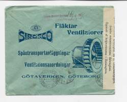 Götaverken Göteborg 1917 - firmakuori sotasensuuri- firmakuori