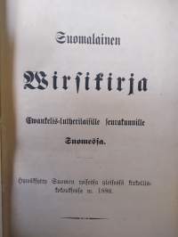 Suomalainen virsikirja v.1919 teksti fraktuuralla