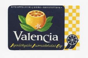Valencia -  juomaetiketti