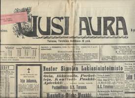 Uusi Aura  16.4.   1914 sanomalehti