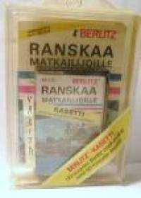 Ranskaa matkailijoille 192-sivuinen  matkatulkki sekä 60 min kasetti