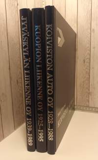 Koiviston Auto oy 1928-1988, Kuopion Liikenne oy 1925-1995 , Jyväskylän Liikenne oy 1939-1989