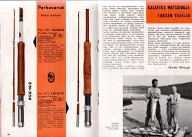 Kalaretkelle Arjon-Välinein -tuotekuvasto v. 1961