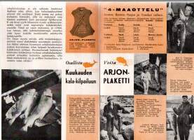 Kalaretkelle Arjon-Välinein - tuotekuvasto v. 1960
