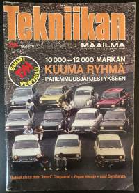 Tekniikan Maailma - 13/1970 - Koeajossa ja artikkeleissa mm. Vertailussa Corolla, Escort, Kadett, Fiat 128, Datsun 1200, VW 1500 jne., Honda SL90, Chaparral 2J...