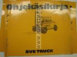 Svetruck trukki 8-25 tonnia -ohjekirja erillinen voitelukaavio