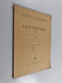 Uusi sukukirja, III - Ensimmäinen vihko: Ladovius, Lado, Ladau, Lagerlöf, Masalin, Meurman, Stenvall - Uusi sukukirja 3, 1. vihko