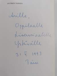 Antiikin nainen (signeerattu, tekijän omiste)