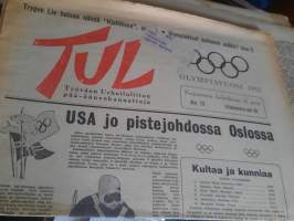 TUL Olympiavuosi pe helmikuun 15 päivä 1952 USA pistejohdossa oslossa, Trygve Lie haluaa nähdä Hjalliksen