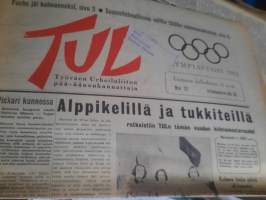 TUL Olympiavuosi ti helmikuun 12 päivä 1952 alppikelillä ja tukkiteillä, Fuchs jäi kolmanneksi, suunnitelmallisuus valttia SSSR:n valmennuksessa